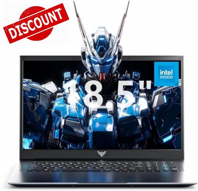 18.5 Inch FHD Laptop with 13th N150 Quad-Core Processor up to 3.6GHz