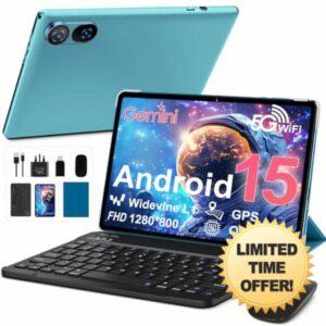 YESTEL Tablet 10 Inch Android 15 with Gemini AI