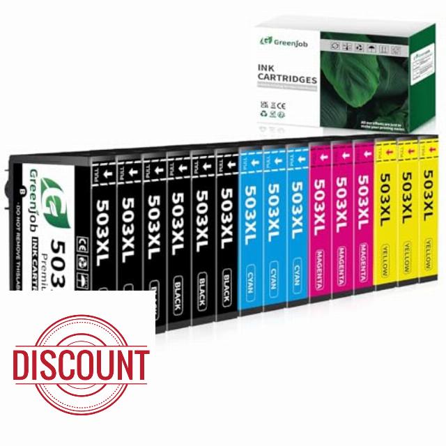 503XL Ink Cartridges Replacement for Epson 503 Ink Cartridges Multipack Compatible with Epson Expression Home XP-5200 XP-5205 XP5200