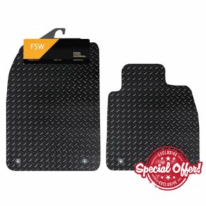 FSW - Compatible with Ford Transit Courier 2024-Onwards Tailored Rubber Van Floor Mats - 5mm EXTRA Heavy Duty Rubber