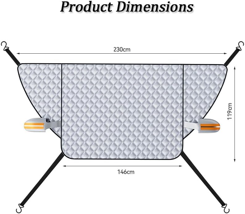 Windscreen Cover Frost Ice Snow Protector for Winter Windscreen Front Window Cove