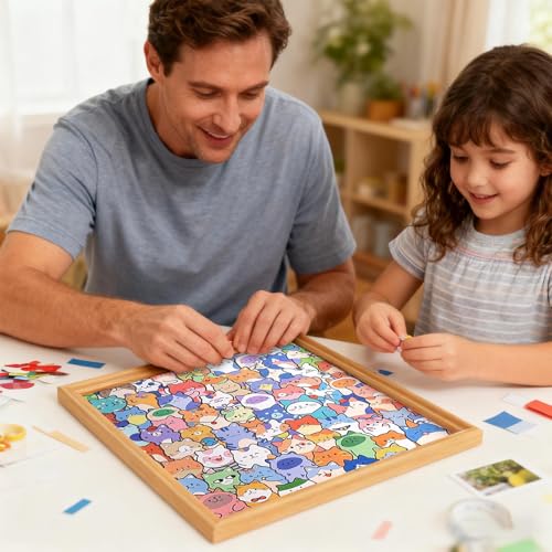 Hand-Painting Jigsaw Puzzle Toys | for Kids Girls Home Travel Bedroom Playroom Classroom Homeschool Preschool Birthday Christmas