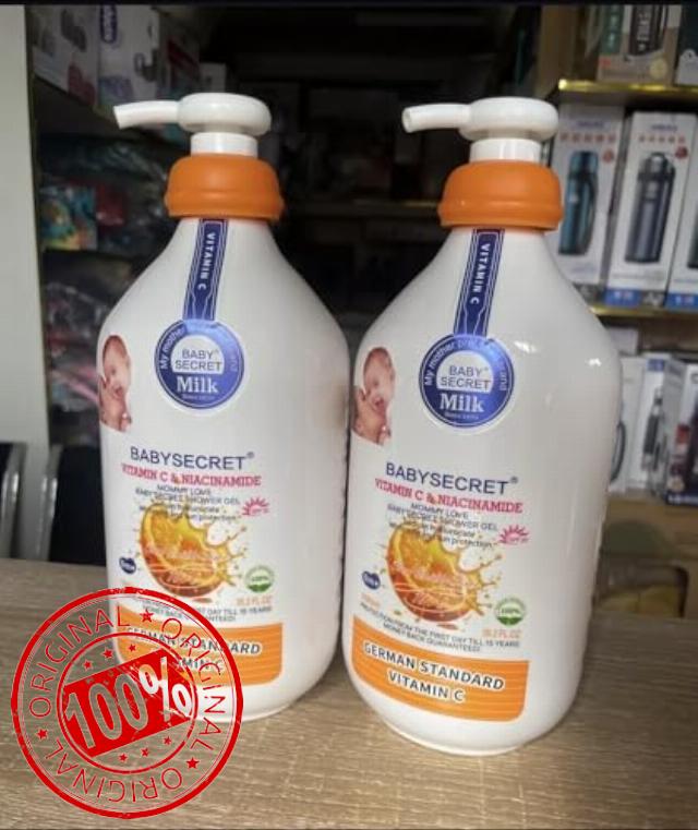 Baby Secret Vitamin C & Niacinamide Body Wash Shower Gel 1000ml- Protection From Birth