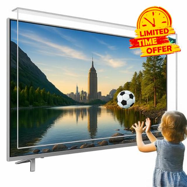 Pro Smart Unbreakable TV Screen Protector Fits 24 27 32 40 43 50 55 65 75 77 83 85 86 98 100 inch TV for OLED