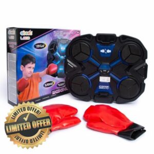 abeec LED Music Boxing Machine For Kids | Interactive Wall-Mounted Punch Pad With Gloves | Fun Fitness Toy For Boys And Girls Age 3+ | Rhythm