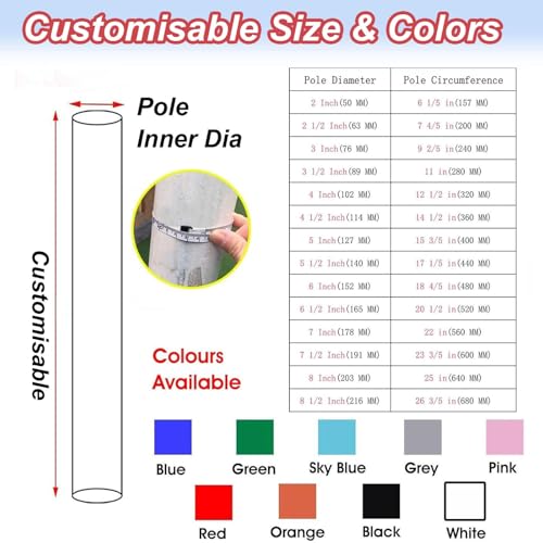 4 5 6 Feet Outdoor Post Padding Wrap Around for Playground/Basement Columns/Gym