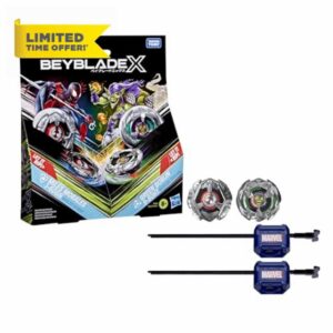 Beyblade X and Marvel Collab Miles Morales 1-60GN vs Green Goblin 9-80HT