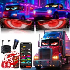 2PCS 23.4"x4.7" LED Devil Eyes Light for Trucks and Cars