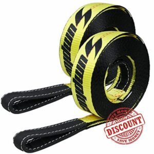 Recovery Tow Strap 2Packs 2in X 20ft Heavy Duty 20