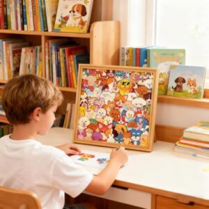 Decorative Jigsaw Puzzle | for Kids Girls Animal Lovers Family Gatherings Game Night Holiday Birthday Indoor Activities