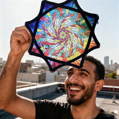 Easy Fingertip Flow Toy with Vibrant Prints for Parties & Dance #3