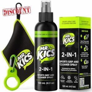 MR. KICS Basketball Grip Spray – 2-in-1 Shoe Cleaner & Sports Traction Spray for Court Shoes | Volleyball
