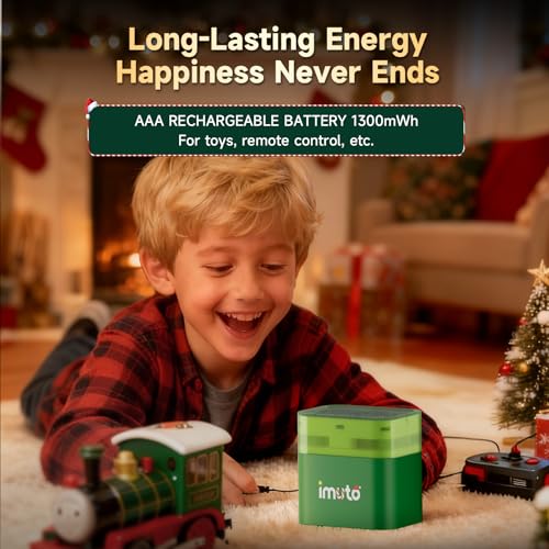 Long Lasting Li-ion battery with Ni-MH/Lithium hybrid Charger Box(Christmas Edition)
