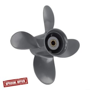 for Honda 20HP Outboard Propeller 9-1/4" x 10" 4-Blade