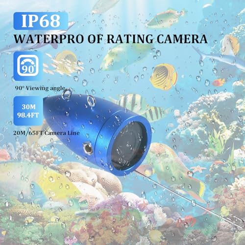 1200TVL Ice Fishing Camera with 12pcs Infrared Lights