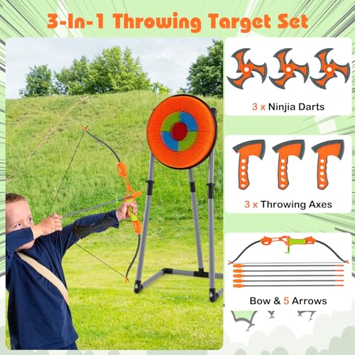 Kids Throwing Game with PVC Frame & Hanging Hooks