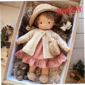 Rag Doll with Box 11x2x5 Ragdoll with Hat