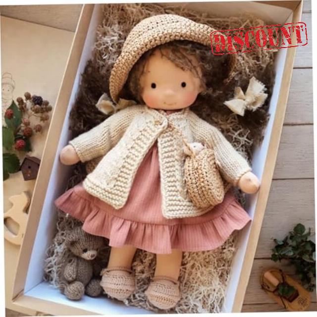 Rag Doll with Box 11x2x5 Ragdoll with Hat