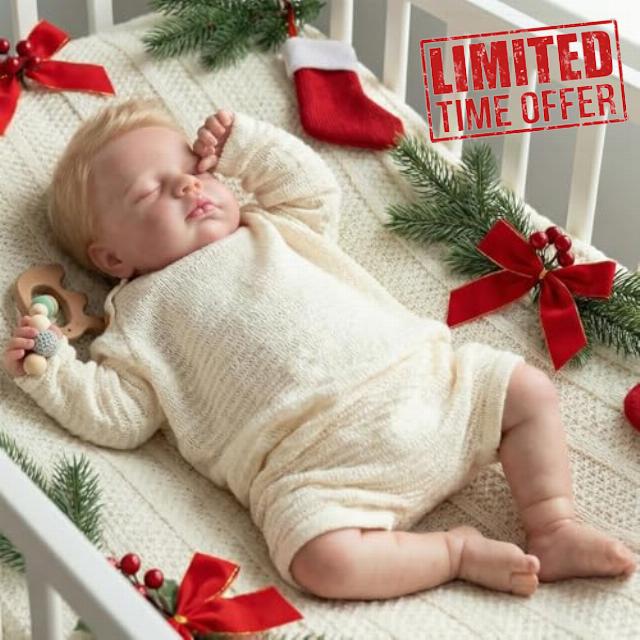 Reborn Baby Dolls Girls 19 Inches Handmade Washable Reborn Babies 49 cm Realistic Lifelike Newborn Soft Full Body Vinyl - Real Life Babies with Accessories for Kids Age 3+(Closed Eyes Girls)