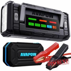 AVAPOW TJ68 10000A Jump Starter Power Pack with Force Start
