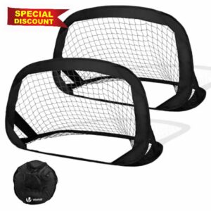 VOUNOT® Set of 2 Pop up Goals for Kids