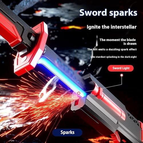 Type-C Rechargeable Short Swords with Sensor Sound & Fog