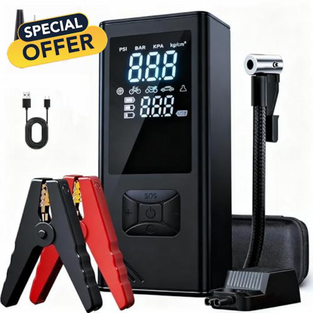 12000A Car Battery Booster Jump Starter Power Pack