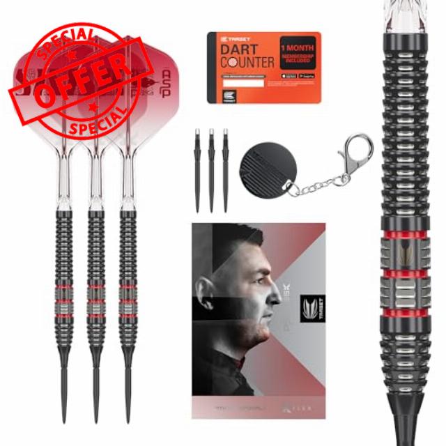Target Darts Nathan Aspinall Steel Tip 95K Dart Set
