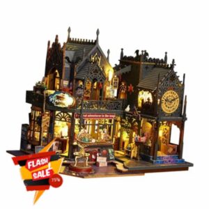 Miniature Dollhouse Furniture Kits for Kids Ages 12+ Handmade Room Box Model