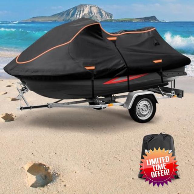 Jet Ski Cover Fits from 115"-120" 1 or 3 Seater