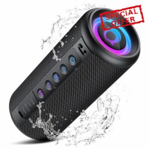 Portable Bluetooth Speaker with 20W Loud Stereo Sound