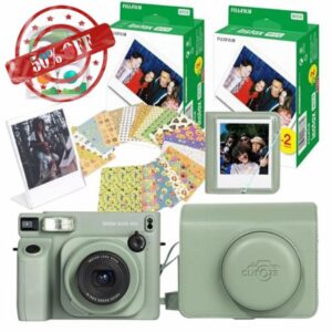 Instant Camera Bundle with Fujifilm Wide 400 Camera