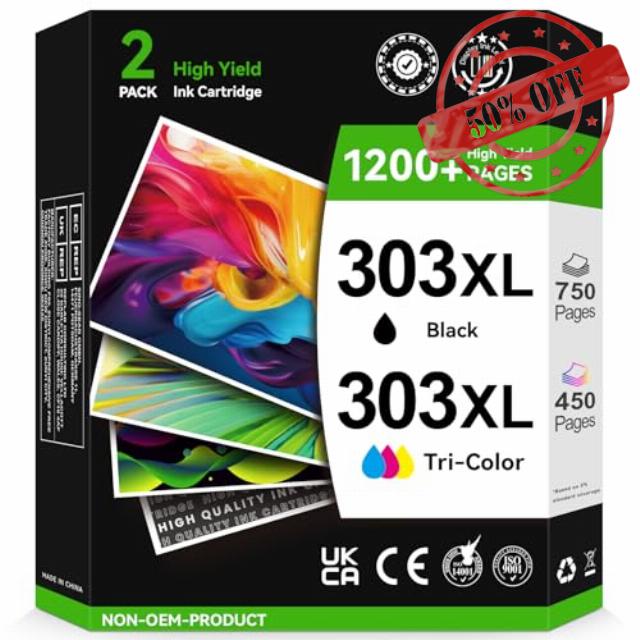 IKONK 303XL Ink BK/CMY- 750/450+ Pages