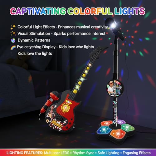 2026 New Kids Guitar and Microphone Toy Set