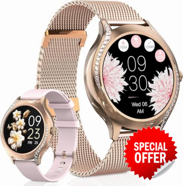 Brenth Smart Watch for Women with Call Function