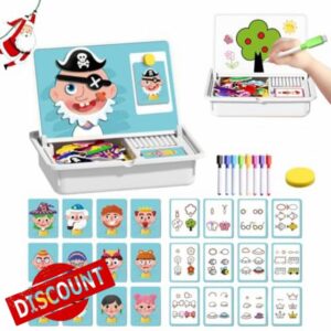 Magnetic Puzzles Face Dress Up Travel Game