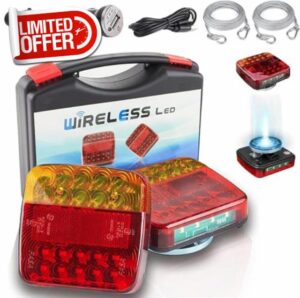 Wireless Trailer Lights Magnetic LED Trailer Tail Light Kit
