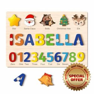 Personalized Name Puzzle for Children | Custom Name Puzzle for 1-3 Year Olds