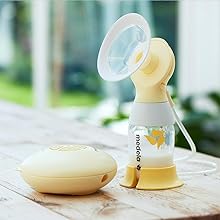 swing flex breast pump medela yellow