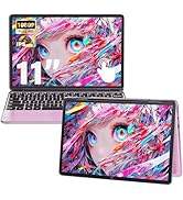 Rumtuk 11-Inch Pink 2-in-1 Touchscreen Laptop, N100 Processor (up to 3.4 GHz), 16GB RAM,960GB SSD...