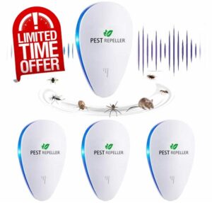 Ultrasonic Pest Repeller 4 Pack