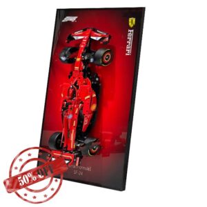 Fast wall mounting Display Frame for LEGO speed F1 Car Model – Collector's Gift Racing Art Frame