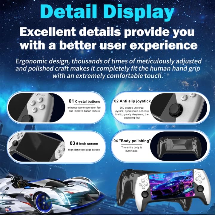 64G Emulator Supports connection to TV/Bluetooth controller