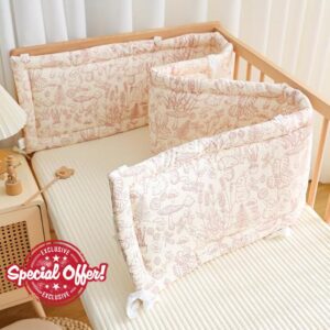 Crib Bumper Cot Liner Airwrap Breathable Mesh Cot Liner Breathable Mesh Bumpers Baby Bumpers Safer Baby Padded