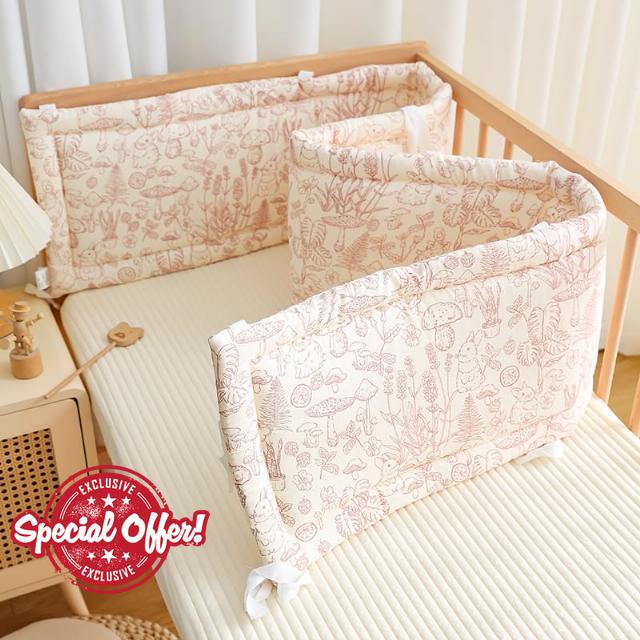 Crib Bumper Cot Liner Airwrap Breathable Mesh Cot Liner Breathable Mesh Bumpers Baby Bumpers Safer Baby Padded