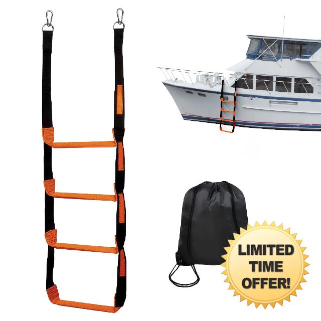 Boat Rope Ladder for Boat Safety and Easy Boarding