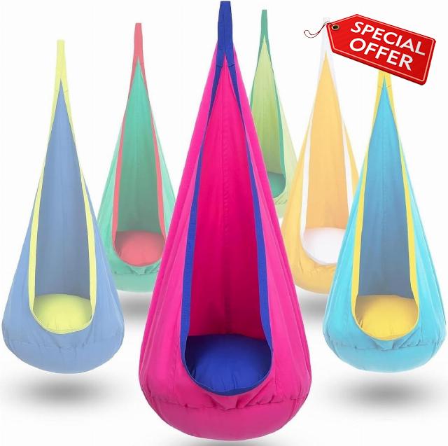 VIsuIvit Kids Pod Swing Seat Chair