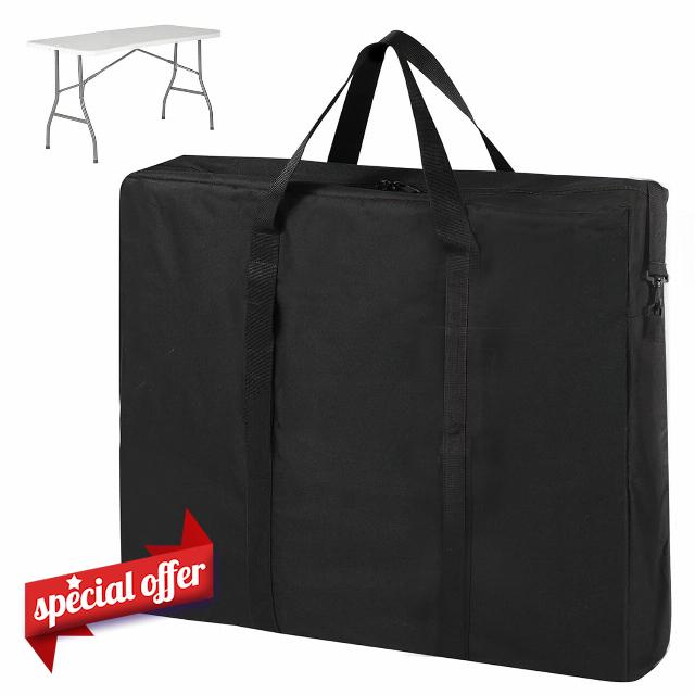 Folding Table Storage Bag Fit for 6FT Camping Table (Bag Only) Waterproof Carry Bag Portable Storage Bag with Shoulder Straps for Folding Picnic Table