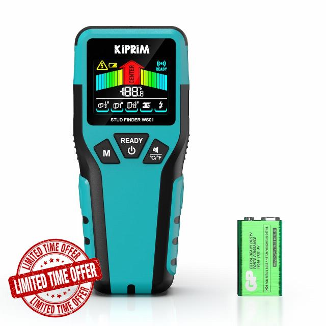 Kiprim Stud Finder Wall Scanner with LCD Display