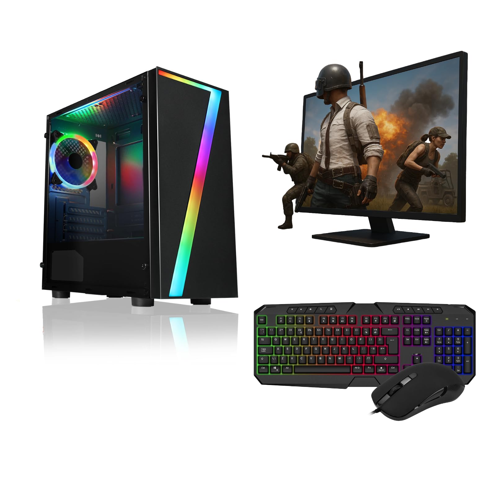 Mouse – High-Performance Gaming PC Bundle (CIT Seven Black)